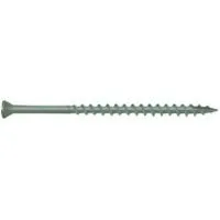 Camo 0346174 Deck Screw, #7 Thread, 3 in L, Trim Head, Star Drive, Type 17 Slash Point, Carbon Steel, 350/PK
