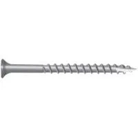 Camo 0348170S Deck Screw, #10 Thread, 3 in L, Bugle Head, Star Drive, Type 17 Slash Point, Stainless Steel, 100/PK