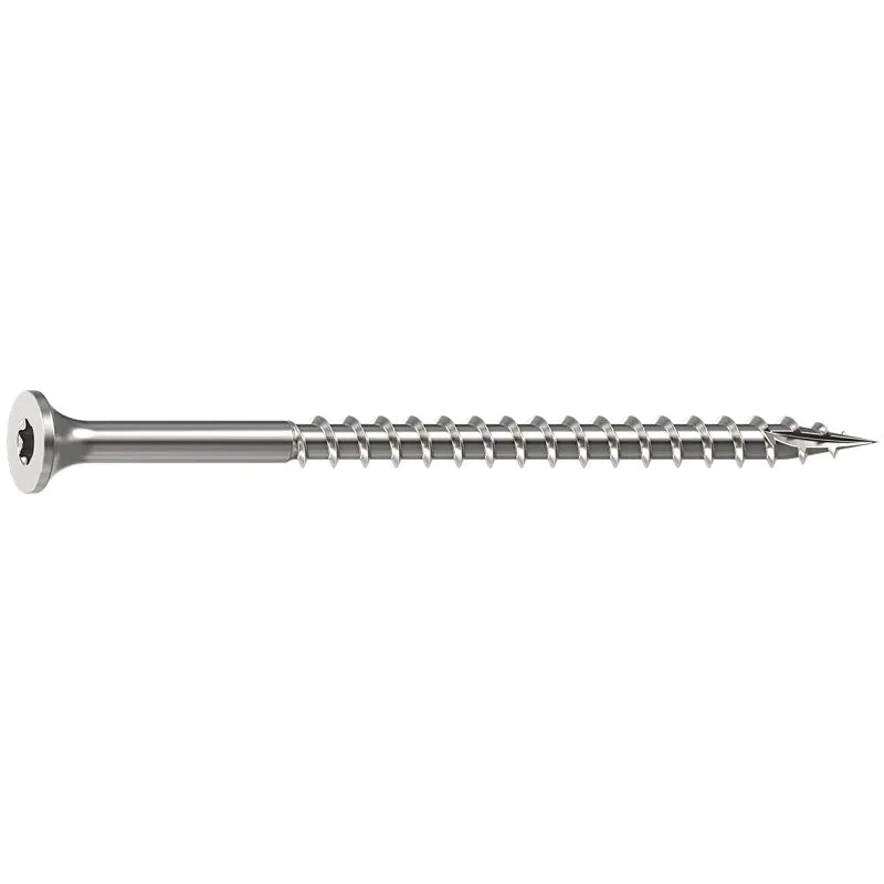 Camo 0348179 Deck Screw, #10 Thread, 3 in L, 2/3 Thread, Bugle Head, Star Drive, Sharp, Type-17 Point, 1750