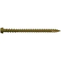 Camo 0349159 Deck Screw, Premium, #10 Thread, 2-1/2 in L, Star Drive, Type 99 Double-Slash Point, Carbon Steel