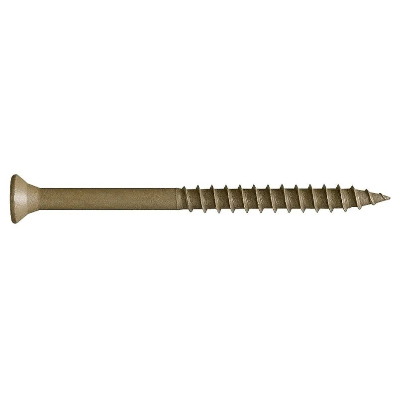 Camo 0356174 Deck Screw, #9 Thread, 3 in L, Bugle Head, Star Drive, T25 Drive, Carbon Steel, ProTech-Coated, 350/PK