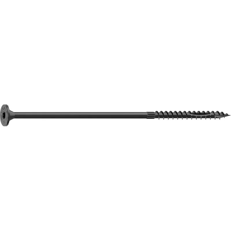 Camo 0366264 Structural Screw, 5/16 in Thread, 8 in L, Flat Head, Star Drive, Sharp Point, PROTECH Ultra 4 Coated, 50