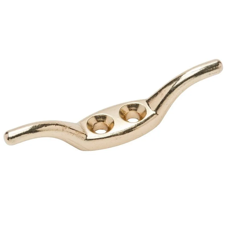 Campbell 4015 Series T7655404 Rope Cleat, Brass (Pack of 10)