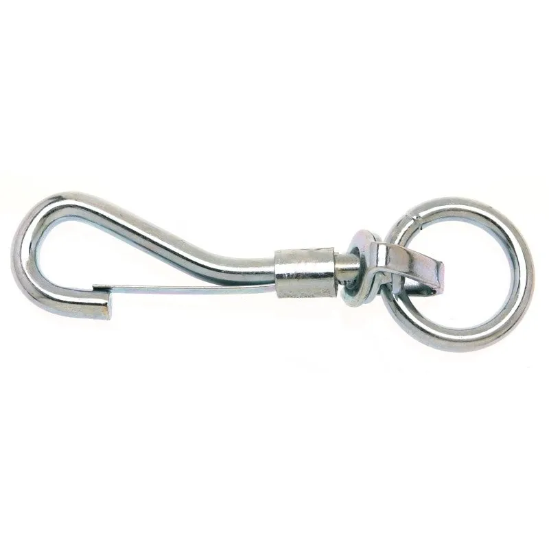 Campbell T7606301 Swiveling Spring Snap, 3/4 in, 80 lb Working Load, Malleable Iron/Steel, Zinc (Pack of 10)