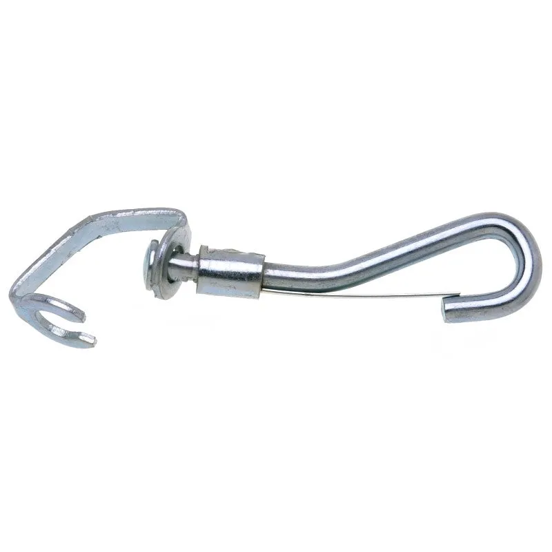 Campbell T7607301 Swiveling Spring Snap, 3-3/4 in, 60 lb Working Load, Malleable Iron/Steel, Zinc (Pack of 10)