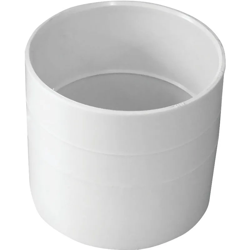Canplas 414214BC Coupling, 4 in, Hub, PVC, White