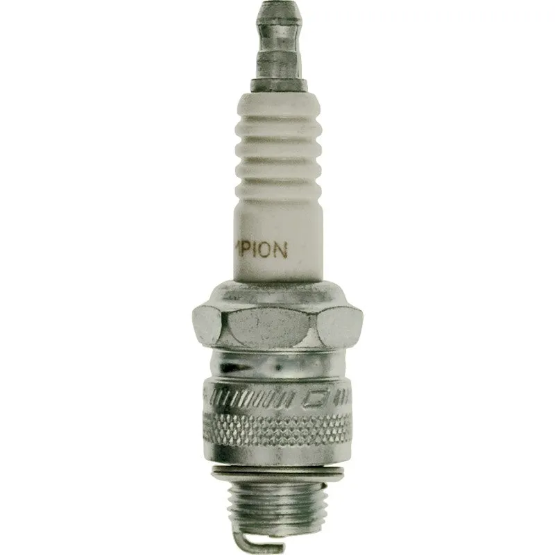 Champion RJ19LM Spark Plug, 0.029 to 0.033 in Fill Gap, 0.551 in Thread, 0.813 in Hex, Copper (Pack of 8)