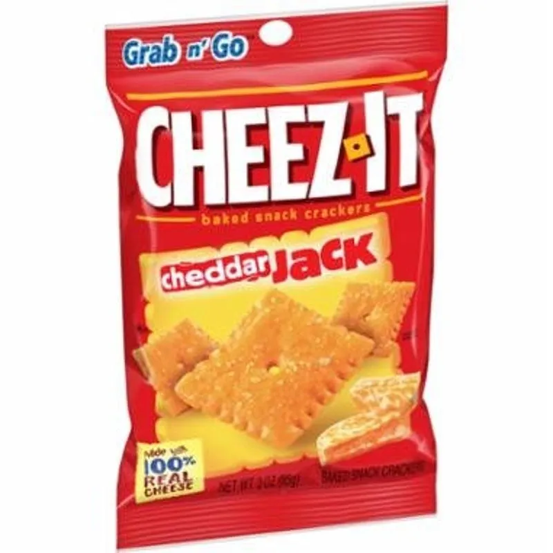 Cheez-It 615328 Snack Cracker, Cheddar Jack, 3 oz (Pack of 6)