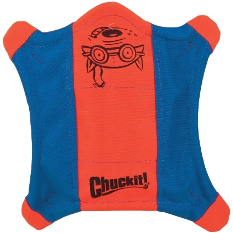 Chuckit! 511300 Dog Toy, M, Flying Squirrel, Blue/Orange