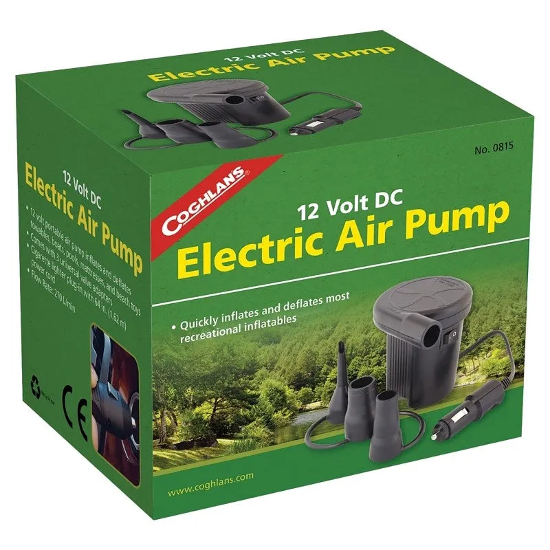 Coghlan’s 0815 Electric Air Pump, 5.5 A, 12 VDC, 0.54 psi Max Pressure