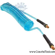 CoilHose PU14-25B-T FlexCoil Self-Storage Air Hose