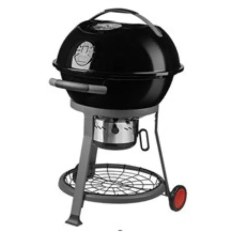 Coleman Cookout CO-600CG Charcoal Kettle, 380 sq-in Primary Cooking Surface, Black, Steel Body