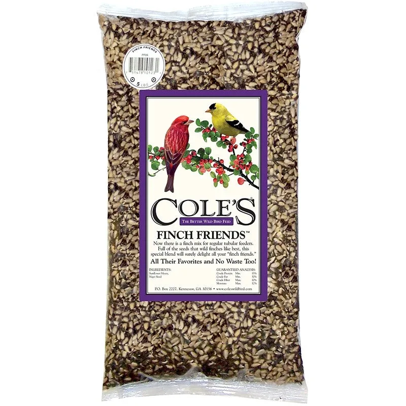 Cole’s Finch Friends FF05 Blended Bird Seed, 5 lb Bag