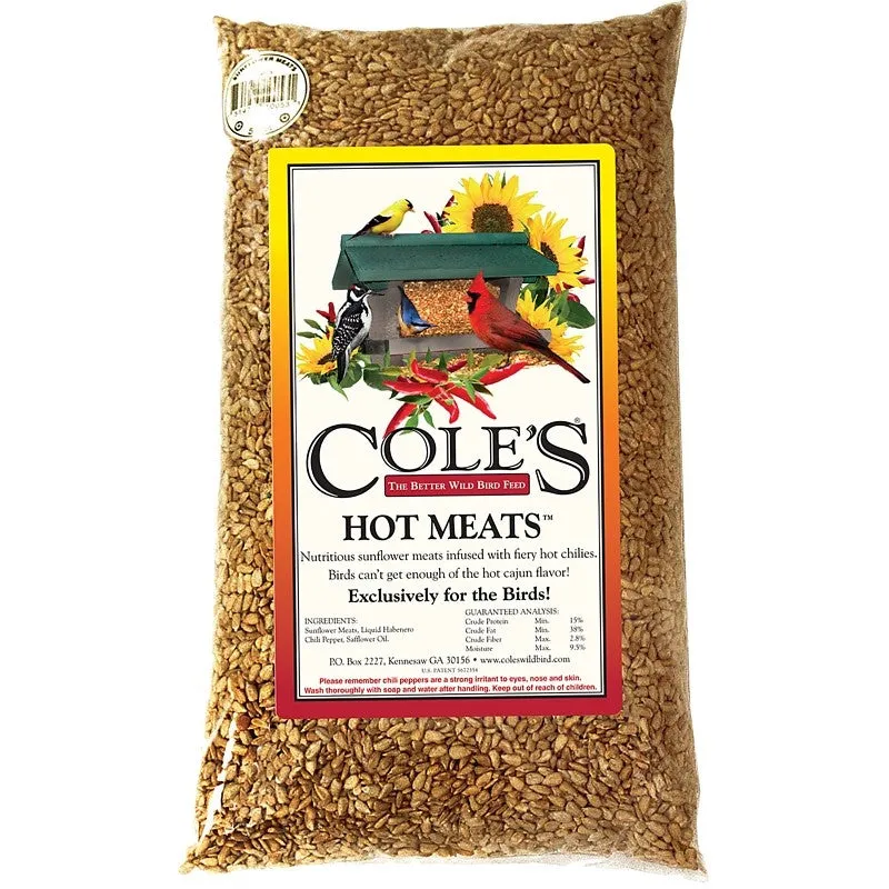 Cole’s Hot Meats HM10 Blended Bird Seed, Cajun Flavor, 10 lb Bag