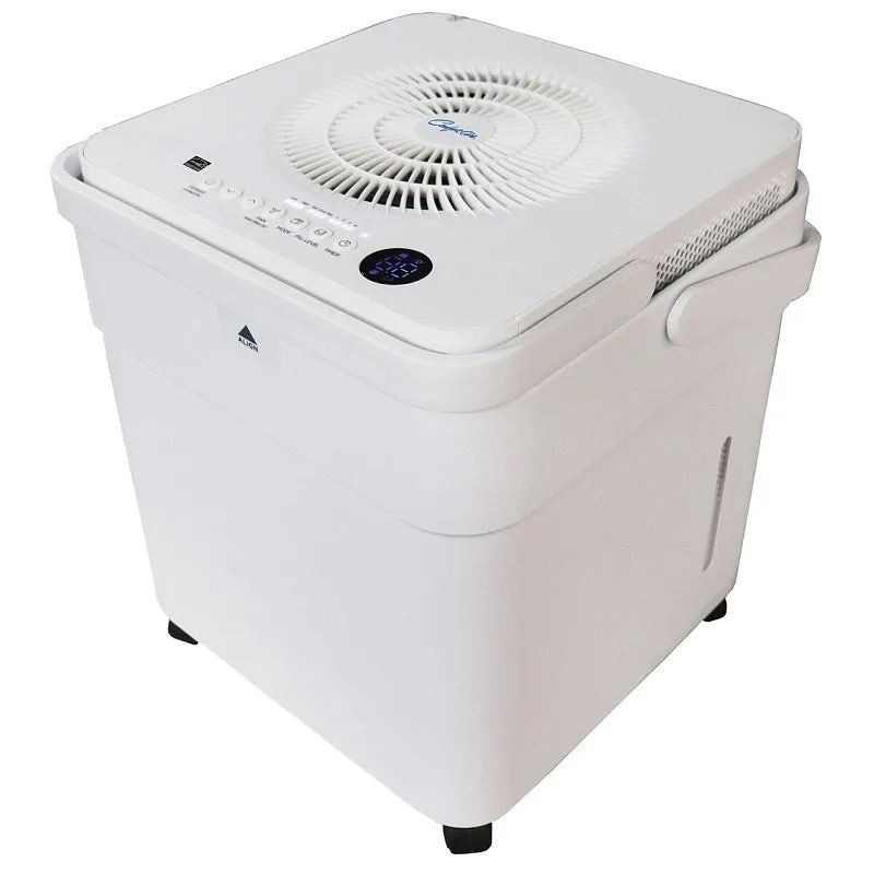 Comfort-Aire BCD-20A Cube Dehumidifier without Pump, 2.1 A, 115 VAC, 230 W, 2-Speed, 20 ppd Humidity Removal