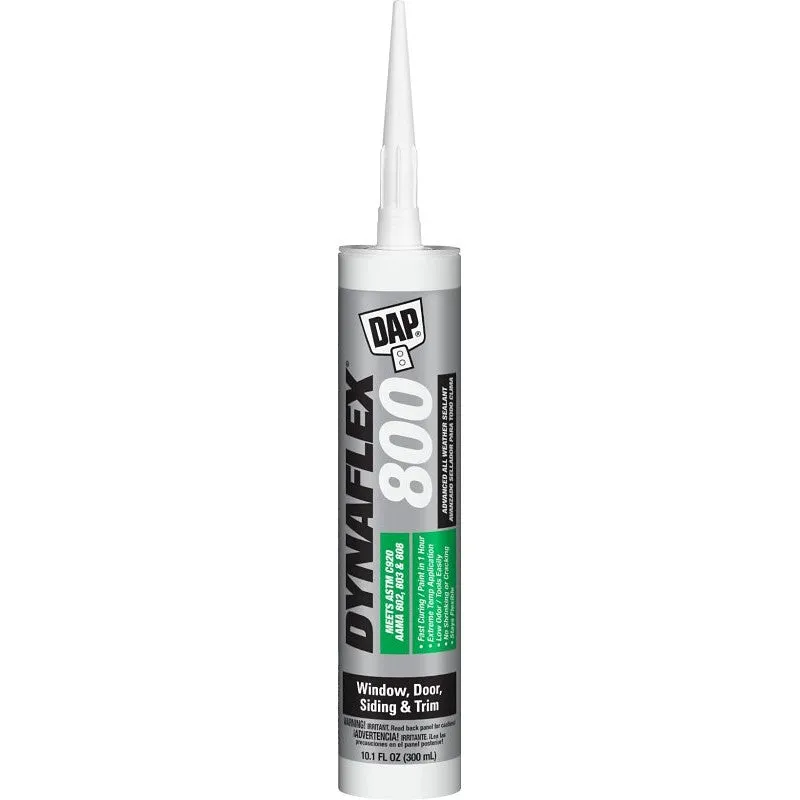 DAP 00807 Siding and Window Sealant, Light Gray, 24 hr Curing, -35 to 140 deg F, 10.1 oz Cartridge