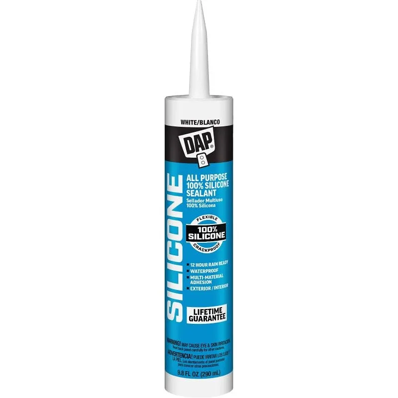DAP 08646 Window and Door Sealant, White, -40 to 400 deg F, 9.8 fl-oz Cartridge (Pack of 12)