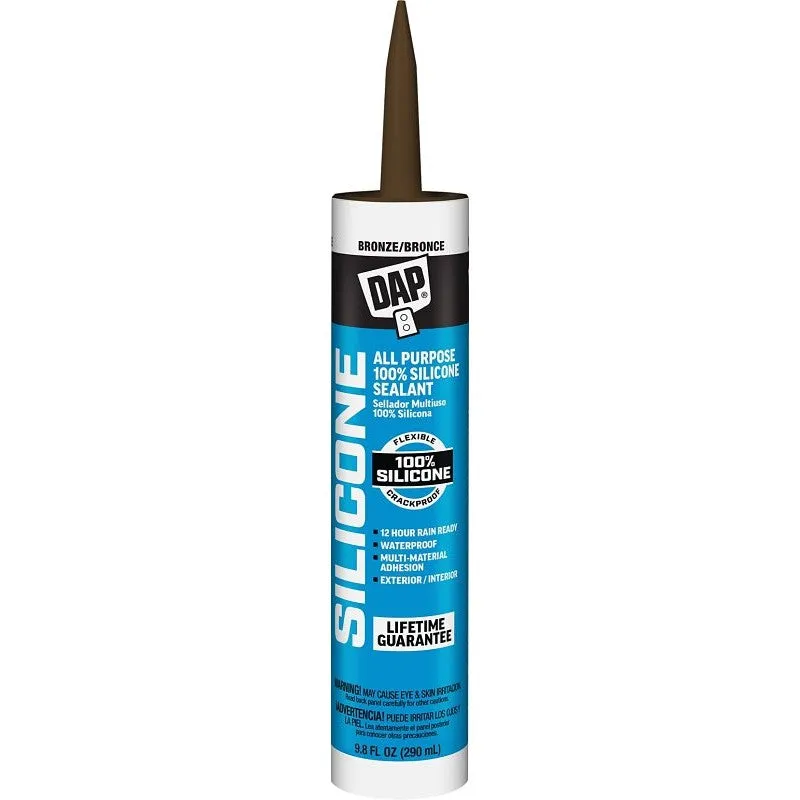 DAP 08647 Window and Door Sealant, Bronze, -40 to 400 deg F, 9.8 fl-oz Cartridge (Pack of 12)