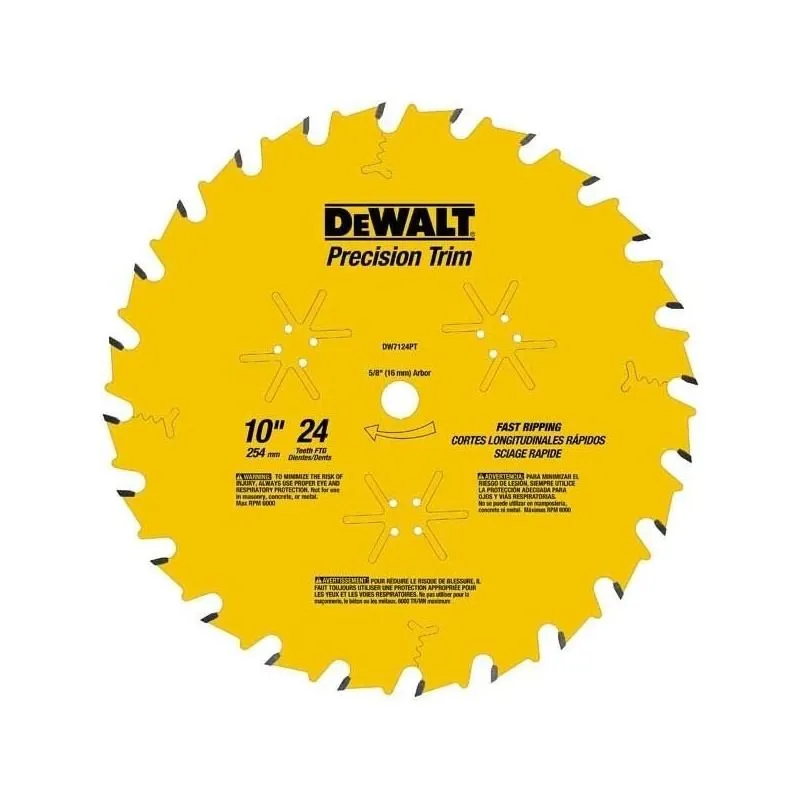 DEWALT 10″ 24T Fast Ripping Saw Blade