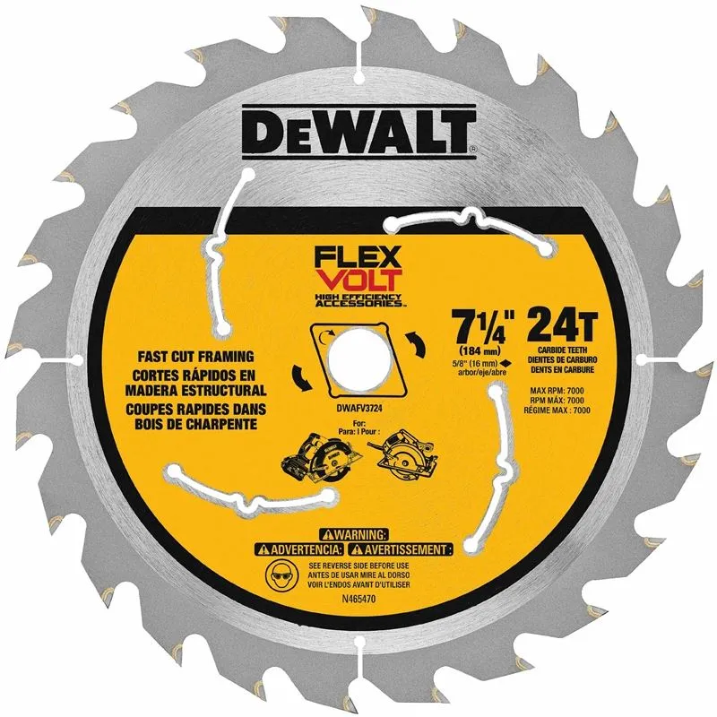 DEWALT 7-1/4″ 60T Circular Saw Blade