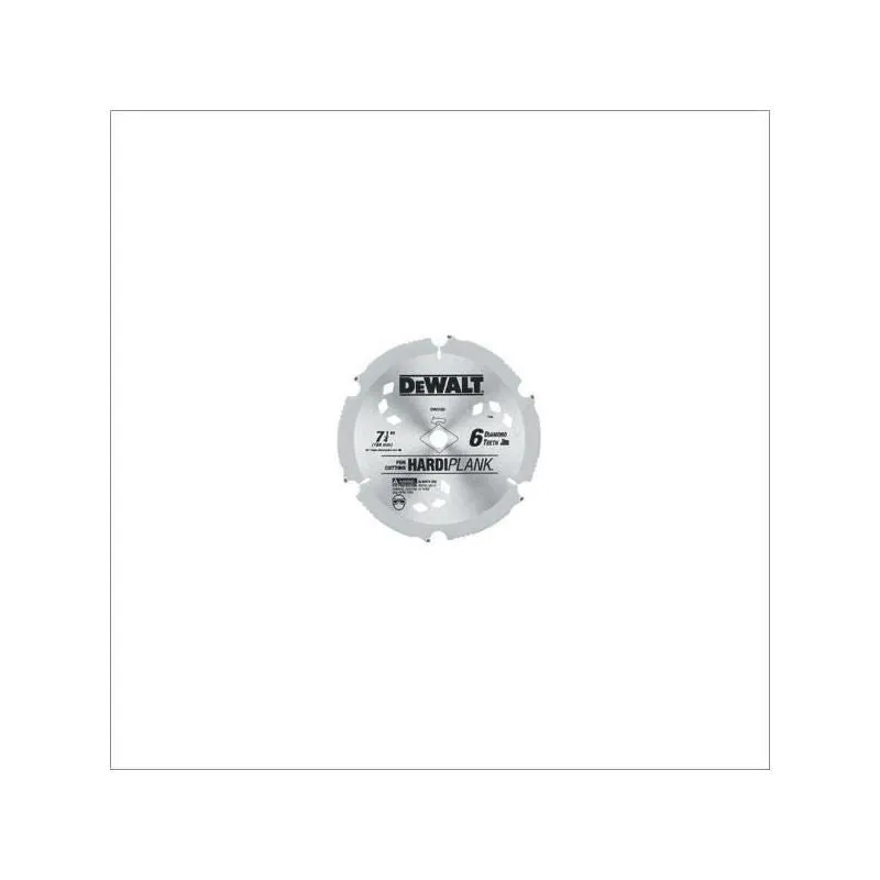 DEWALT | DW3193 7-1/4″ 6 Tooth PCD Diamond Fiber Cement Blade