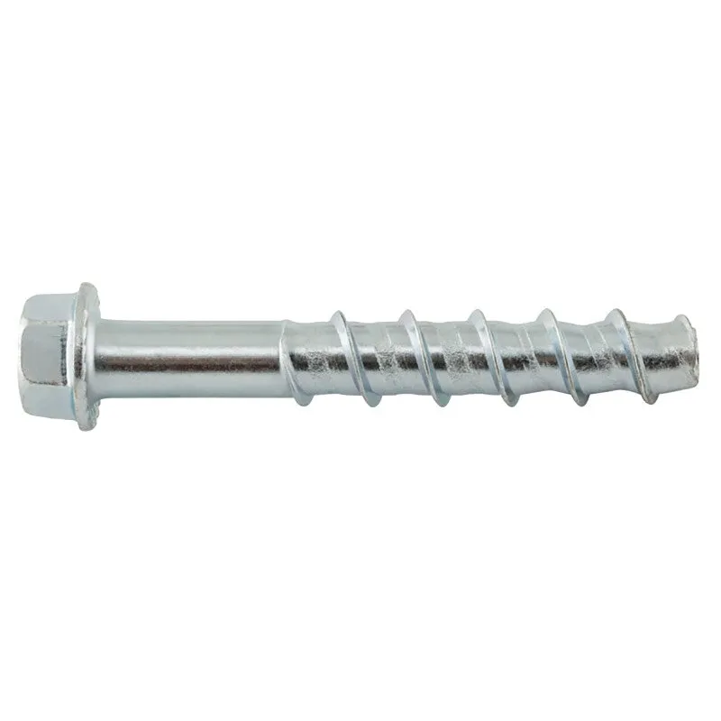 DEWALT Screw-Bolt+ PFM1411240 Screw Anchor, 3/8 in Dia, 3 in L, Carbon Steel, Zinc