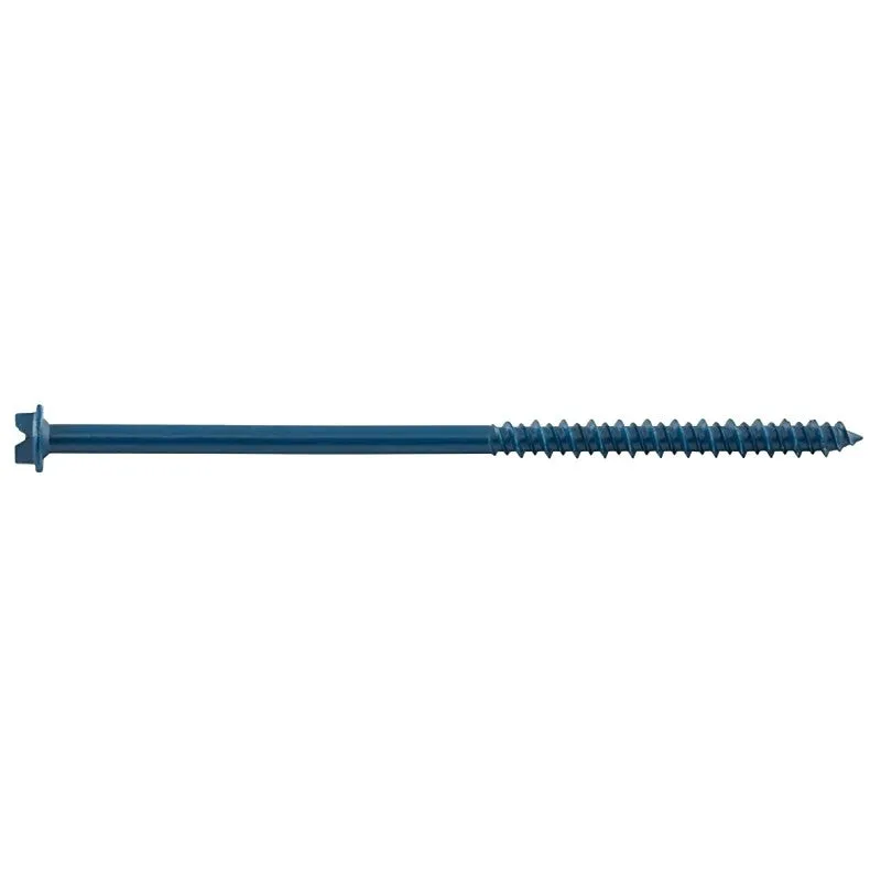 DEWALT UltraCon+ Series DFM12704 Concrete Screw Anchor, 3/16 in Dia, 2-1/4 in L, Carbon Steel, Zinc Stalgard, 100/BX