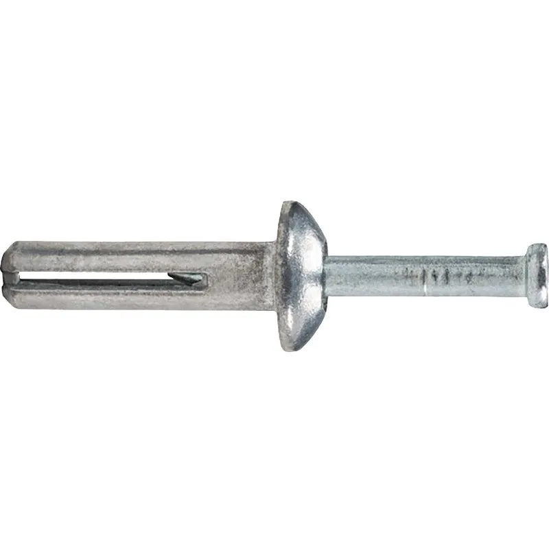 DEWALT Zamac Nailin 2814 Nail Anchor, 1/4 in Dia, 1-1/4 in L, Carbon Steel/Zamac