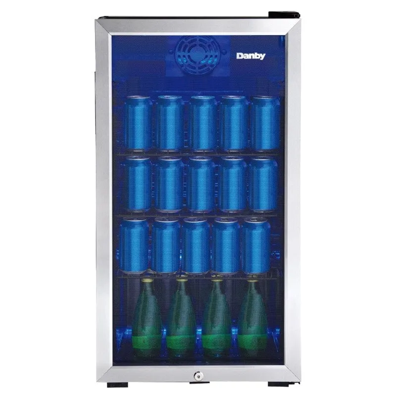 Danby DBC117A1BSSDB-6 Beverage Center, 117 Cans, 3.1 cu-ft Overall