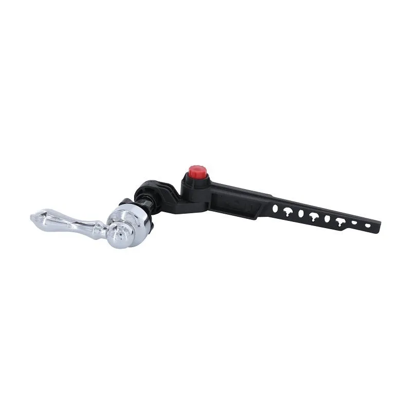 Danco 12059 Universal Decorative Toilet Handle, 9-3/4 in L Flush Arm, Plastic, Polished Chrome
