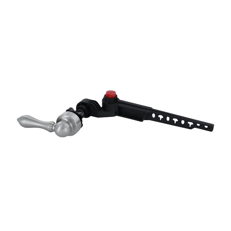 Danco 12060 Universal Decorative Toilet Handle, 9-3/4 in L Flush Arm, Plastic, Brushed Nickel