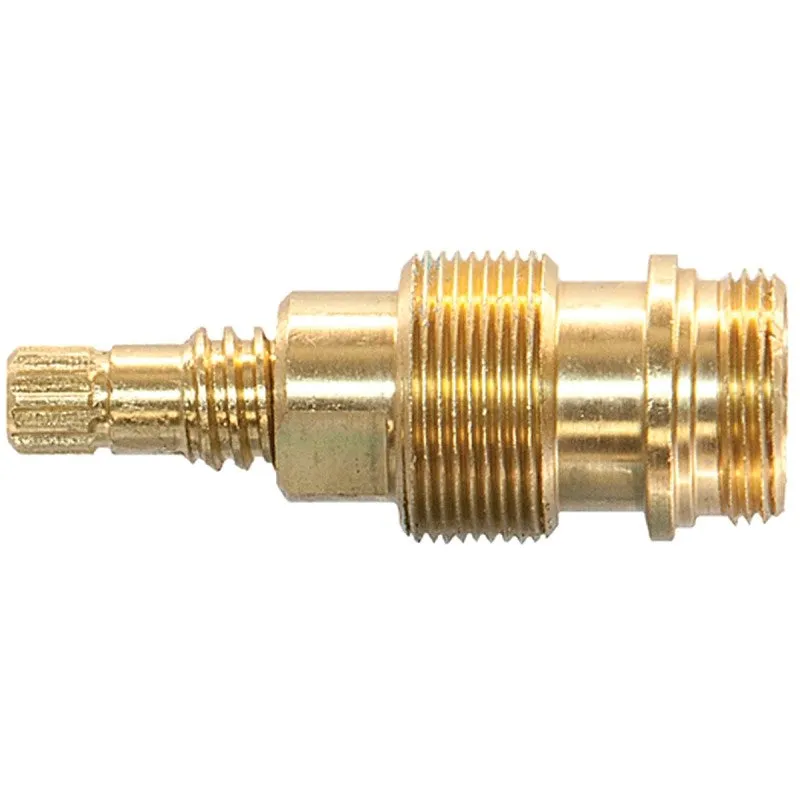 Danco 18531B Hot/Cold Stem, Brass, 2.61 in L, For: Price Pfister Mobile Home Shower or Tub Faucets