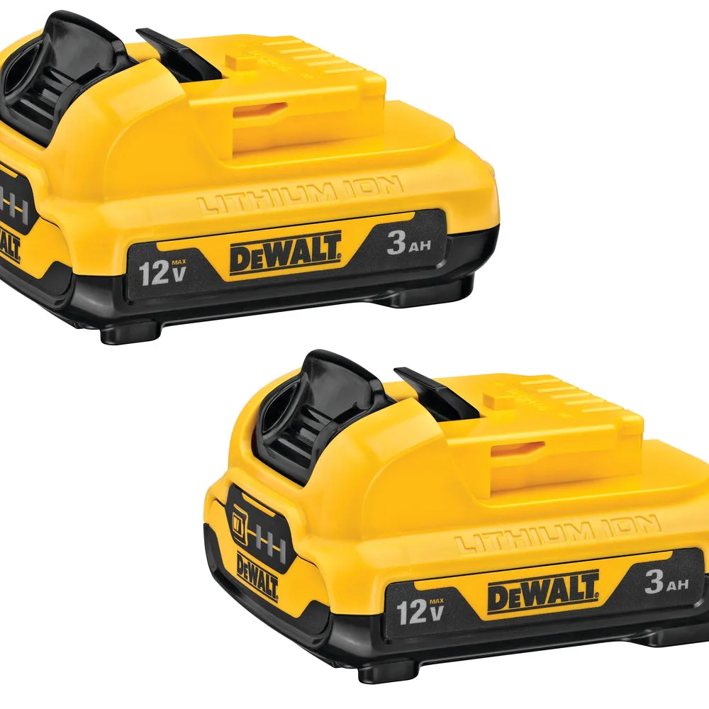 DeWalt DCB124-2 12V Max 3.0Ah Lithium Ion Battery 2-Pack