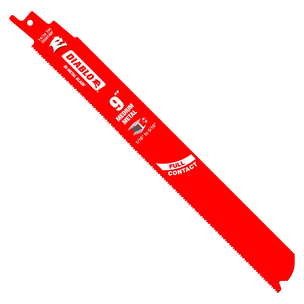 Diablo DS0914BF 9″ Bi-Metal Reciprocating Saw Blades