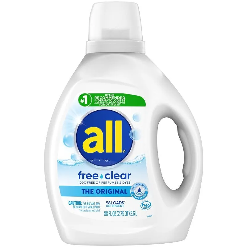 Dial 2453831 Laundry Detergent, 88 oz, Liquid