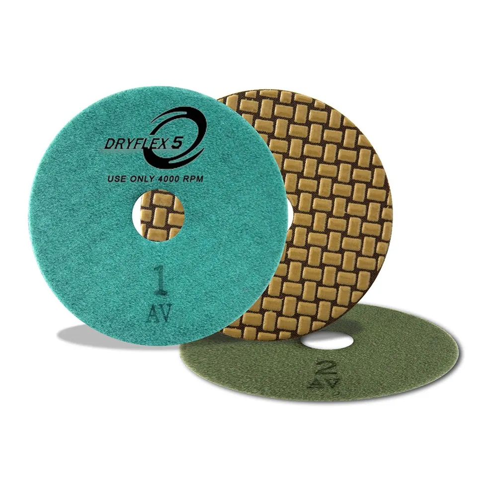 Diamax Dryflex 5 Step Polishing System Pads – 4″