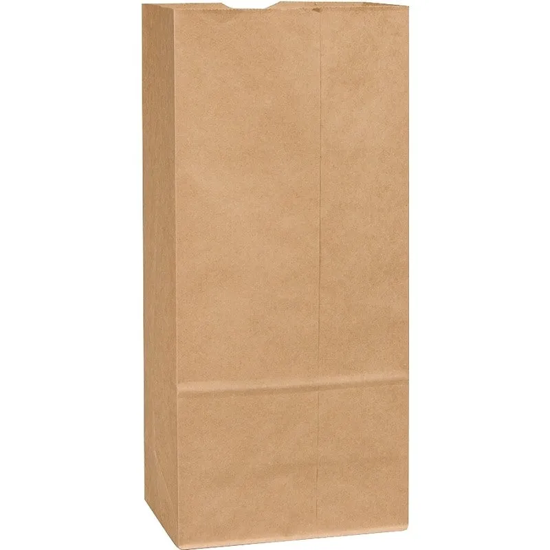 Duro Bag 80076 BBL Sack, 12 x 7 x 17 in, 57 lb Capacity, 12 in L, 7 in W, 17 in H, Kraft Paper, Brown