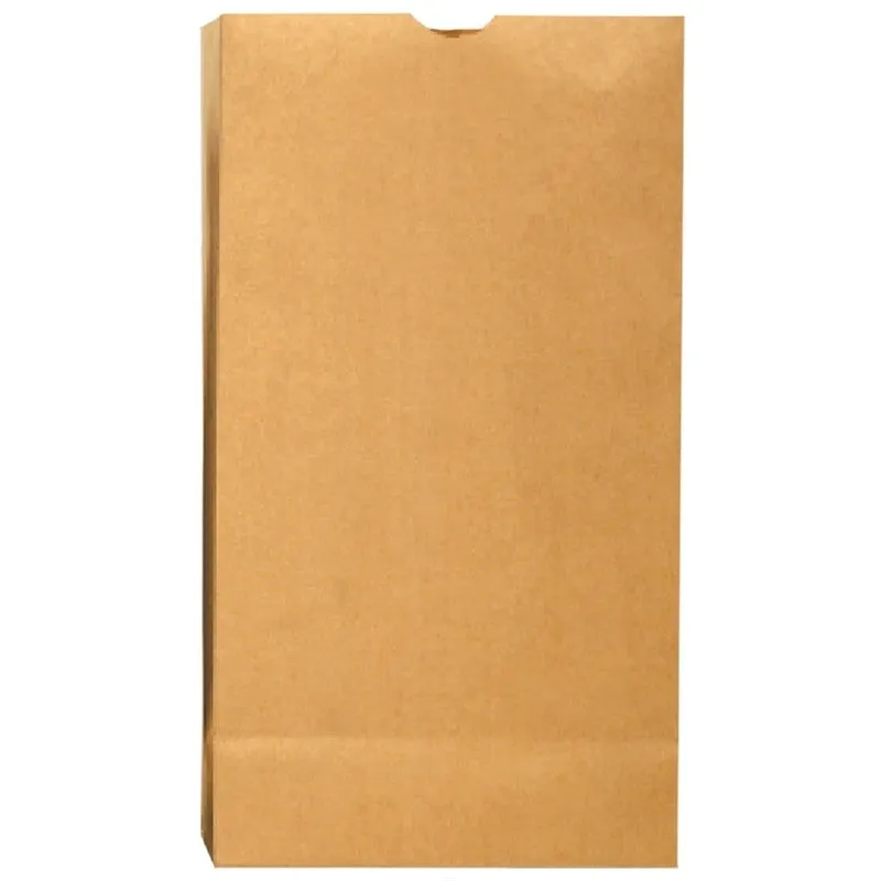 Duro Bag Dubl Life 18406 SOS Bag, #6, 6 in L, 3-5/8 in W, 11-1/16 in H, Kraft Paper, Brown