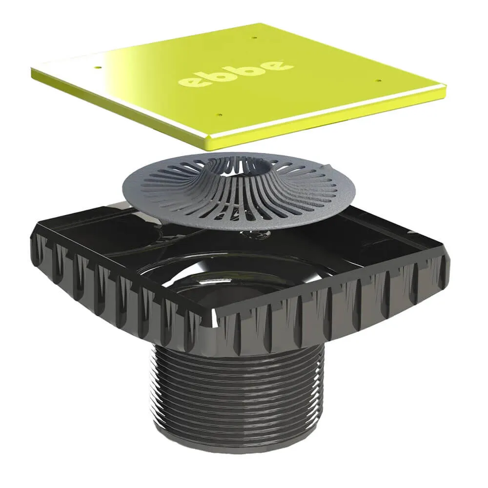 Ebbe E4400 Square Riser – Drain and Plug