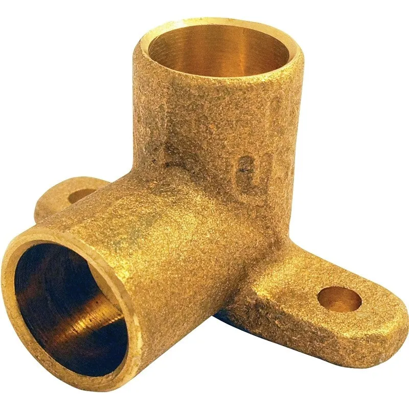 Elkhart Products 10159244 Drop Ear Tube Elbow, 3/4 in, Sweat, Copper