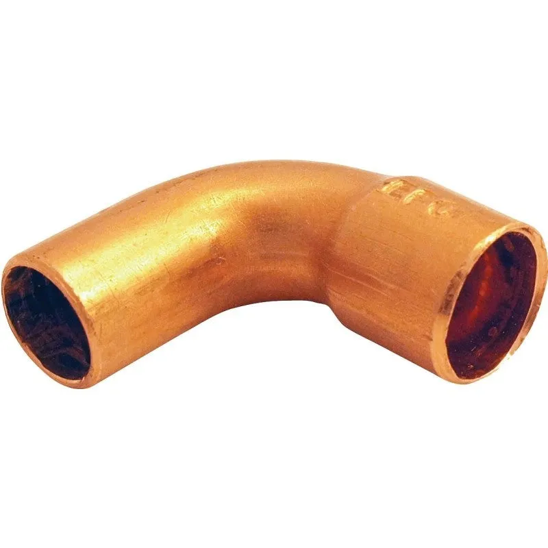 Elkhart Products 31420 Street Pipe Elbow, 1-1/2 in, Sweat x FTG, 90 deg Angle, Copper