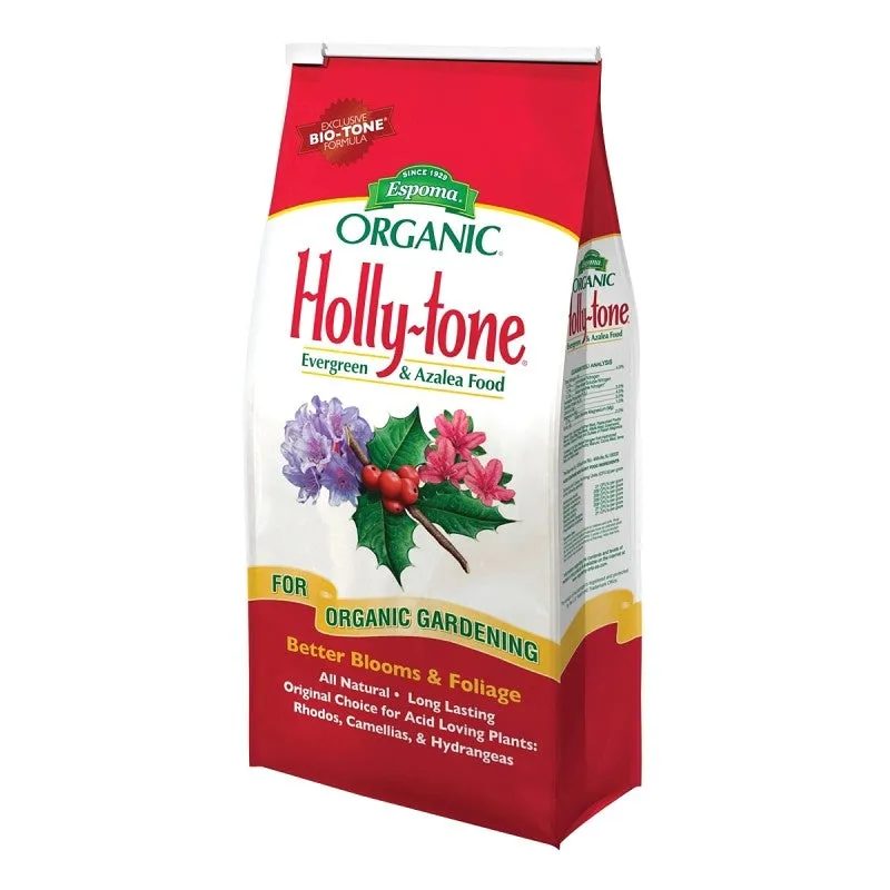 Espoma Holly-tone HT18 Organic Plant Food, 18 lb, Bag, Granular, 4-3-4 N-P-K Ratio