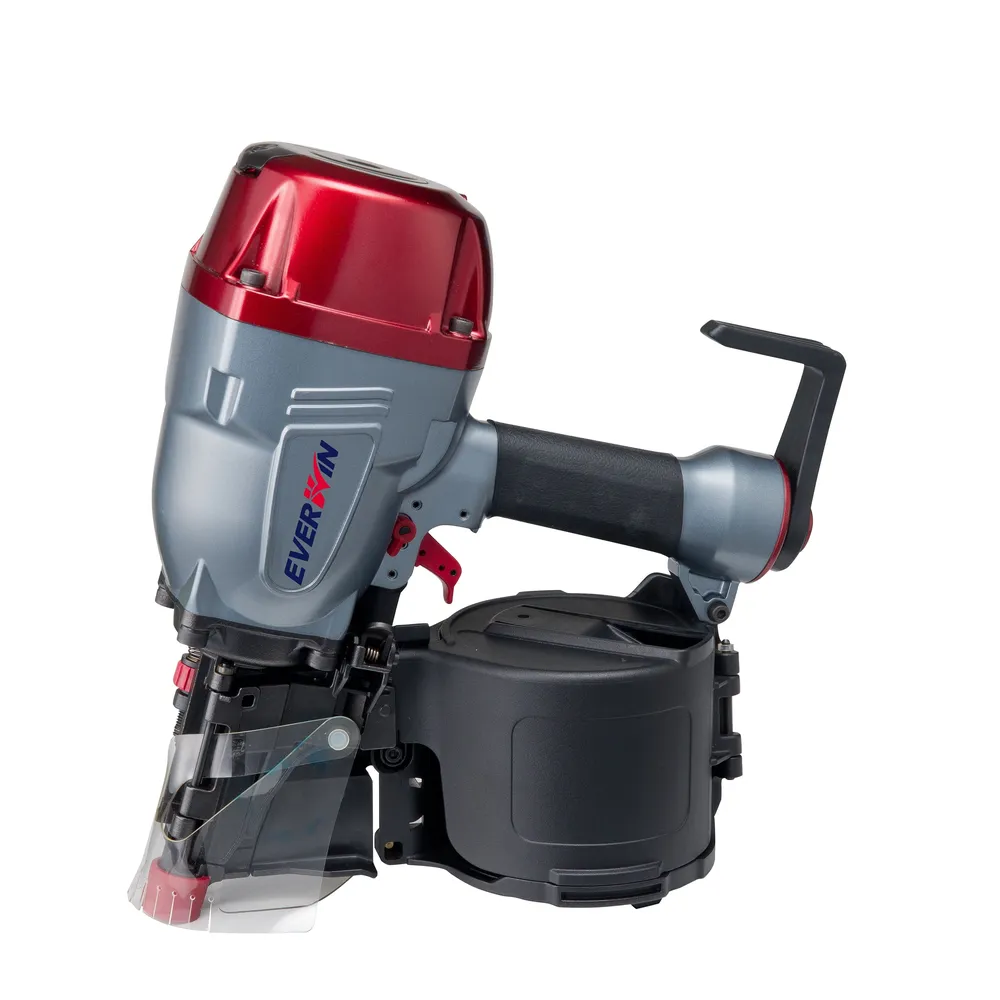 Everwin FCN90B 15-Degree Pneumatic Framing Coil Nailer, 2″ to 3-1/2″