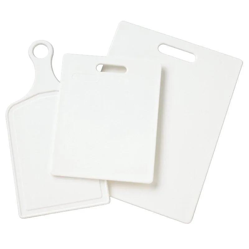 Farberware 78891-10 Cutting Board Set, Poly (Pack of 4)