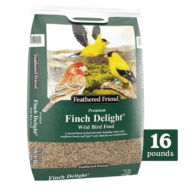 Feathered Friend 14412 Finch Delight, Seed, 16 lb Bag