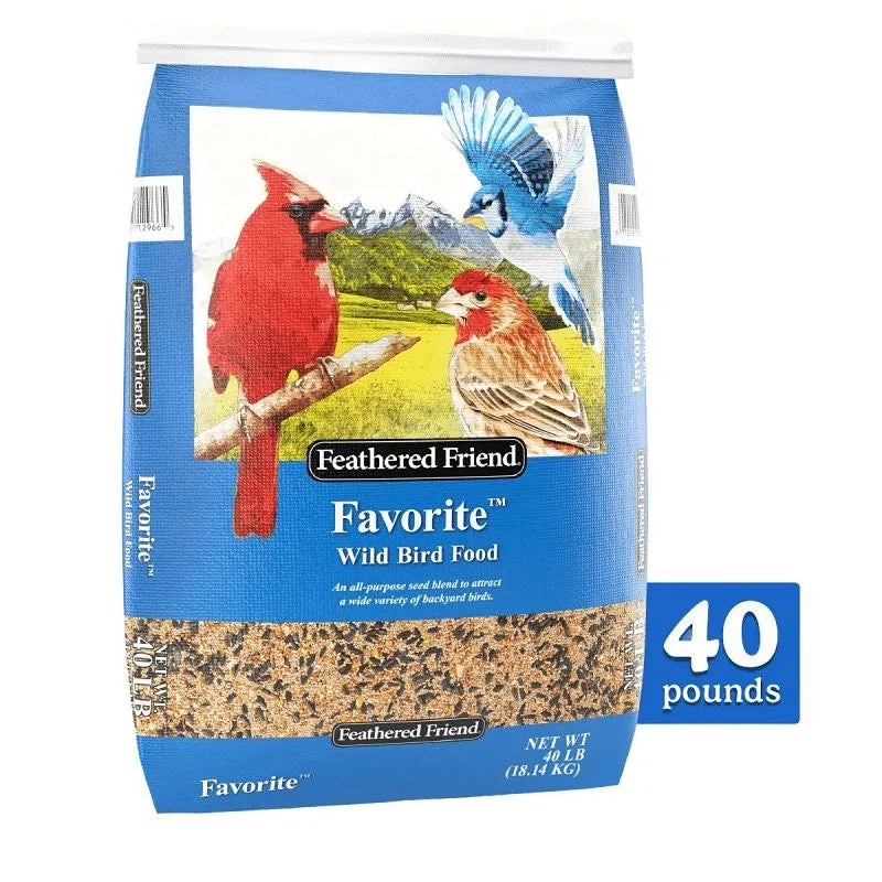 Feathered Friend Favorite Series 14423 Favorite Blend, All-Purpose, 40 lb Bag
