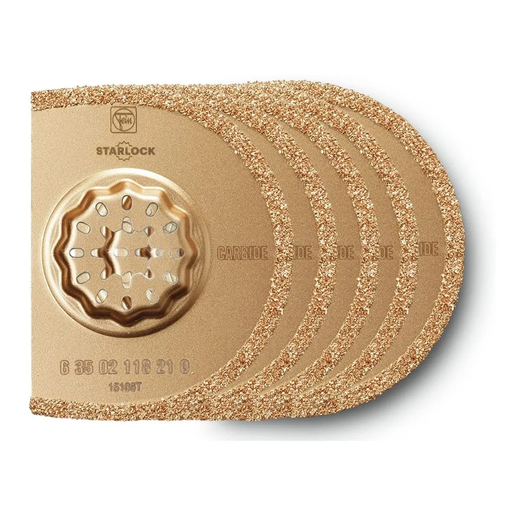 Fein Segmented Carbide Grout Removal Blade – 2-15/16″ x 3/32″ Pack of 5