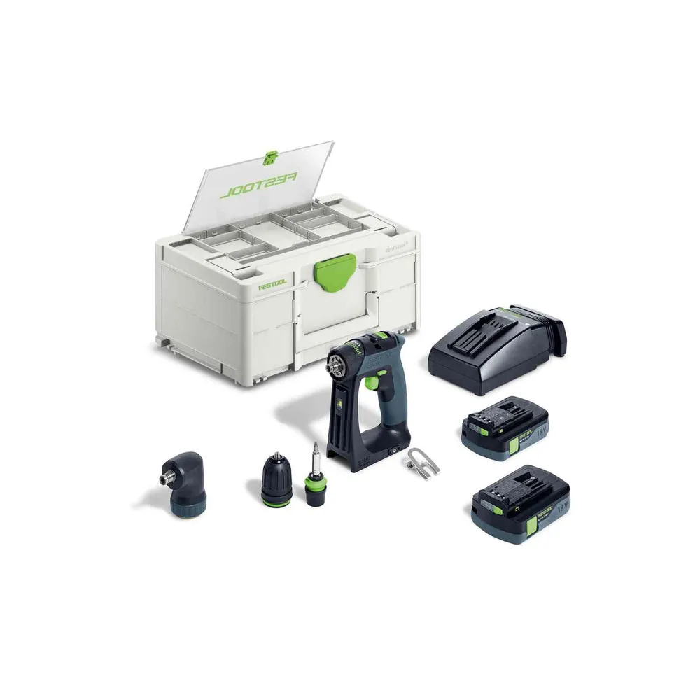 Festool 576889 CXS 18 HPC 4.0 I-Set Cordless Drill