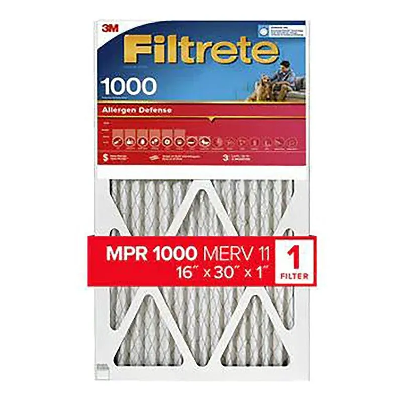 Filtrete AL27-4 Air Filter, 16 in L, 30 in W, 11 MERV, 1000 MPR, Polypropylene Frame (Pack of 4)