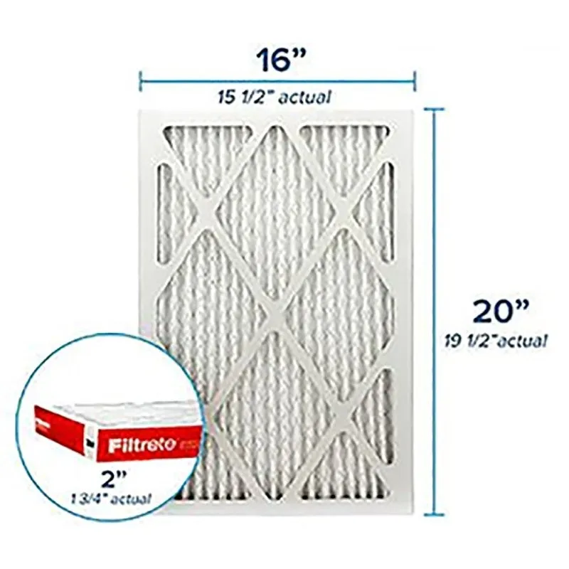 Filtrete Allergen Defense NADP00-2IN-4 Air Filter, 20 in L, 16 in W, 11 MERV, 1000 MPR, Polypropylene Frame (Pack of 4)